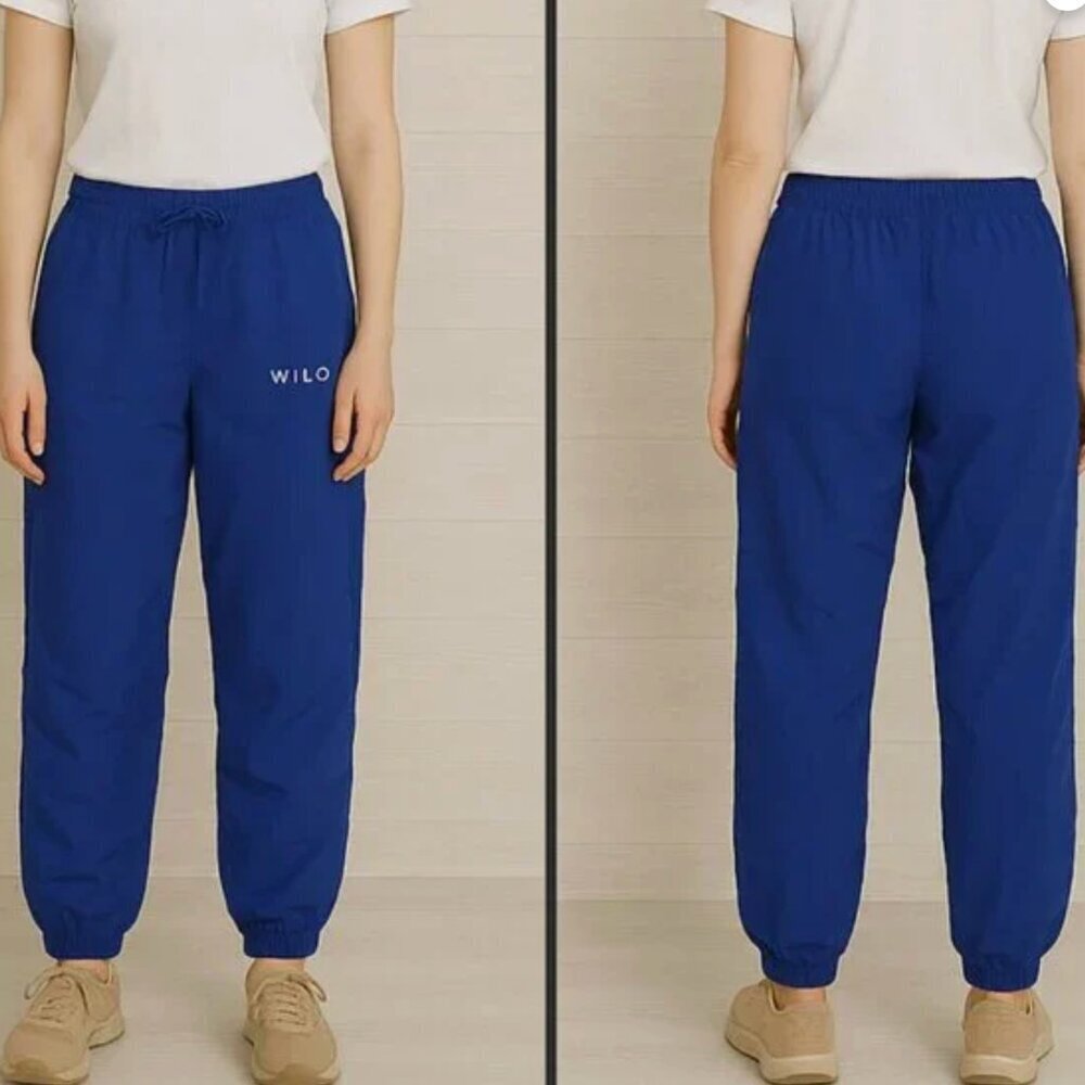 Wilo The Label Blue Parachute Pants